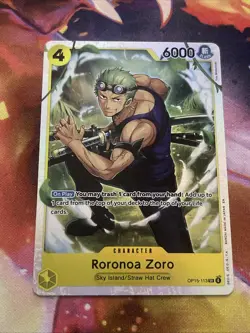 One Piece Adventure On Kami’s Island Roronoa Zoro OP15-113 SR English - Image 1