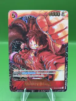 One Piece Monkey.D.Luffy ST01-012 Alt Art Awakening of New Era OP-05 English SR - Image 1