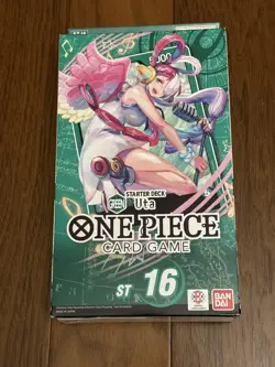 One Piece Starter Deck ST-16 Uta Green Deck Only Sealed English - No PRB-01 Pack - Image 1