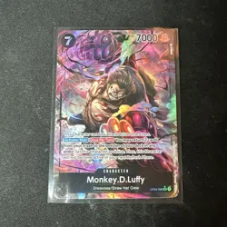 Monkey.D.Luffy Alternate Art OP04-090 Kingdoms Of Intrigue SR One Piece LP TCG - Image 1
