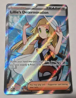 Pokemon TCG Lillie's Determination 169/132 Mega Evolution Ultra Rare Holo NM - Image 1