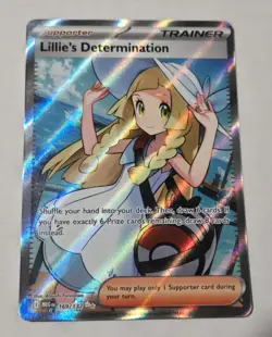 Pokemon TCG Lillie's Determination 169/132 Mega Evolution Ultra Rare Holo NM - Image 3