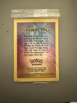 Ancient Mew Double Holo Pokemon the Movie 2000 Promo Factory Sealed - Image 1