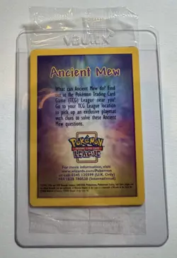 Pokemon TCG Ancient Mew Holo Card 2000 Movie Promo, Factory Sealed - Image 1