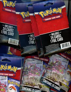 Pokemon Trading Card Game Pack Contains 25 Cards 1 Foil Guaranteed UNOPENED - Image 3