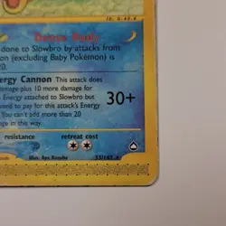 Slowbro 33/147 Aquapolis Pokemon TCG Card 2002 MP-HP - Image 4