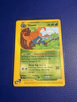 Pokemon Gloom 49/147 Aquapolis WOTC TCG Pokemon Uncommon Card Regular LP-MP - Image 1