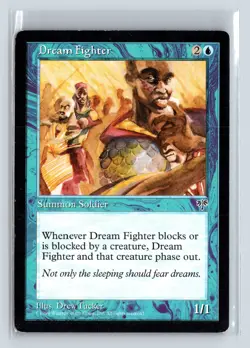 (2x) DREAM FIGHTER – MTG Magic the Gathering Card – Mirage – Common - Image 1