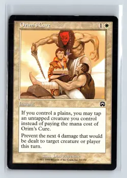 (2x) ORIM'S CURE – MTG Magic the Gathering Card – Mercadian Masques – Common - Image 1