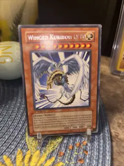 Winged Kuriboh LV10 DP1-EN006 x1 Duelist Pack Jaden Yuki 1st Edition Yugioh Card - Image 1