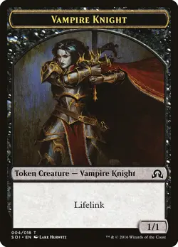 Vampire Knight Token - Shadows over Innistrad Tokens | MTG Card - Image 1