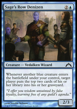 Magic the Gathering MTG Sage's Row Denizen (46) Gatecrash LP - Image 1
