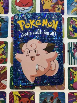 Pokemon 151 Vintage Pocket Monsters Vending HOLO Prism Sticker 2000 Nintendo - Image 2