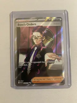 Pokemon Boss's Orders [Corbeau] Trainer Full Art Holo Rare ASC Heroes 256/217 - Image 2