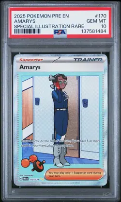 AMARYS 170/131 - PSA 10 - Prismatic Evolutions SIR Special Illustration Rare - Image 1