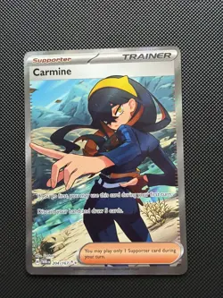 Pokemon TCG Carmine SV06 Twilight Masquerade 204/167 Holo Ultra Rare NM - Image 1