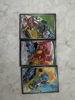 Charmander Bulbasaur Squirtle Pokemon TCG First Partner Illustration Collection - Image 1