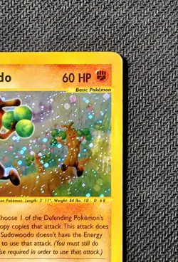 Pokemon TCG Sudowoodo Holo Rare H24/H32 Aquapolis E-Reader NM 💫SWIRL💫 - Image 4