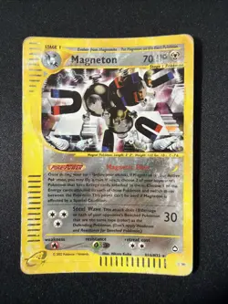 Magneton H16/H32 Aquapolis Holo Ultra Rare Pokemon TCG Nintendo e-reader - Image 1
