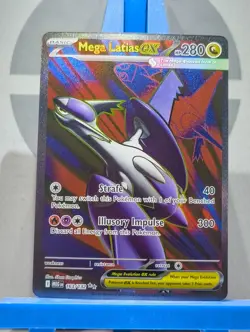 Mega Latias EX 163/132 Ultra Rare Full Art Mega Evolution Base - Pokemon TCG - Image 3