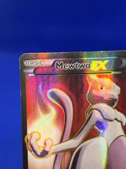 Pokemon XY BREAKthrough Mewtwo EX 158/162 Full Art Ultra Rare HP/DMG - Image 3