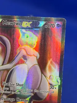 Pokemon XY BREAKthrough Mewtwo EX 158/162 Full Art Ultra Rare HP/DMG - Image 5