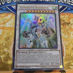 Yugioh Stardust Warrior SDSE-EN040 1st Edition NM - Image 1