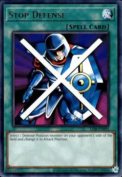 Stop Defense - Rare LOB-EN095 - LP - YuGiOh - Image 1