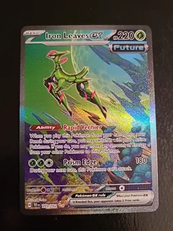 Iron Leaves ex - 203/162 - Pokemon Temporal Forces Special Illustration Rare NM - Image 1
