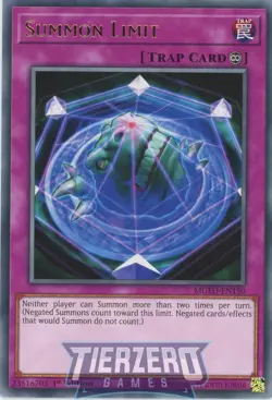 Yugioh Summon Limit Gold Letter Rare MGED-EN150 1st Edition NM - Image 1