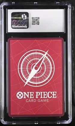 CGC 9.5 One Piece Trafalgar Law Royal Blood Jpn OP10-022 Alt Art Leader - Image 2