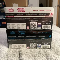 Pokemon TCG White Flare and Black Bolt Elite Trainer Box ETB Pair SEALED - Image 3