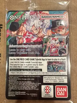 One Piece Monkey D. Luffy US College Basketball SEALED Promo Card RUTGERS - Image 2