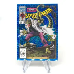Marvel Card Lizard Blue Traxx 41-V Variant Fleer Upper Deck Masterpieces [NM] - Image 1