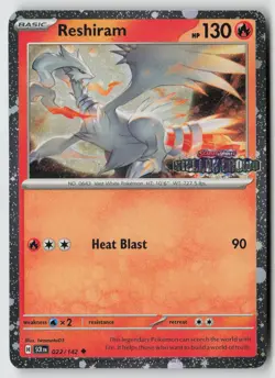 Reshiram (Stamped) 022/142 - Miscellaneous Cards & Products Holo - PTCG - Image 1