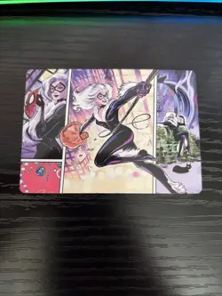 Magic the Gathering Black Cat Cunning Thief Art Series Card 44/54 - Image 1