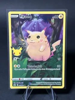 Pokemon Pikachu TCG Celebrations Card 005/025 25th Anniversary Edition - Image 1