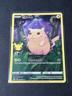 Pokemon Pikachu TCG Celebrations Card 005/025 25th Anniversary Edition - Image 3