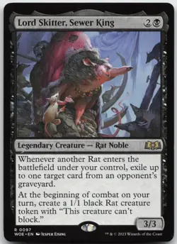 Lord Skitter, Sewer King (97) Promo Pack: Wilds of Eldraine NM - MTG - Image 1