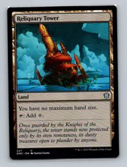 1x MTG - Reliquary Tower (227) - Commander Dominaria United - DMC - NM - Image 1