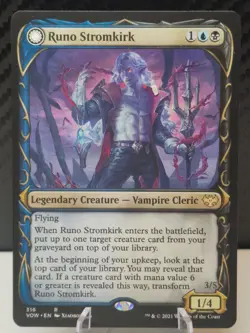 Runo Stromkirk (Showcase) (316) Innistrad: Crimson Vow (R) Magic MTG - Image 1