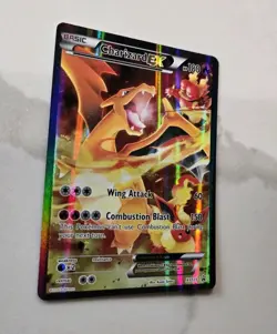 CHARIZARD EX XY121 Pokemon Black Star Promo Card RED & BLUE COLLECTION - Image 3