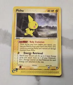 POKEMON! EX SANDSTORM! PICHU! NON-HOLO! RARE! 20/100 - Image 1