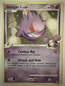 Pokemon Gengar GL 40/111 Rising Rivals Rare Regular English HP70 TCG Vintage - Image 1