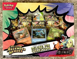 Pokemon Ascended Heroes First Partner Deluxe Pin Collection Sealed New - Image 1