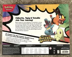 Pokemon Ascended Heroes First Partner Deluxe Pin Collection Sealed New - Image 2
