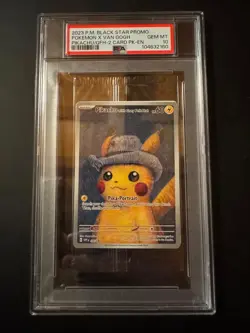 POKEMON PSA 10 SEALED VAN GOGH PIKACHU WITH GREY FELT HAT SVP 085 PROMO LOW POP - Image 1