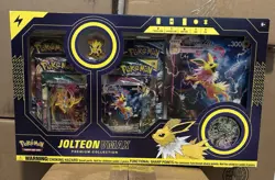 Pokemon Eeveelution Jolteon Vmax Premium Collection Box New Sealed SEE TEAR PICS - Image 1
