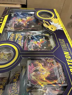 Pokemon Eeveelution Jolteon Vmax Premium Collection Box New Sealed SEE TEAR PICS - Image 2