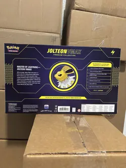 Pokemon Eeveelution Jolteon Vmax Premium Collection Box New Sealed SEE TEAR PICS - Image 3